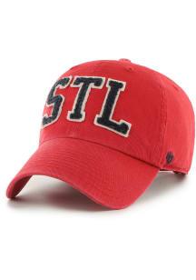 47 St Louis Cardinals Hand Off Clean Up Adjustable Hat - Red