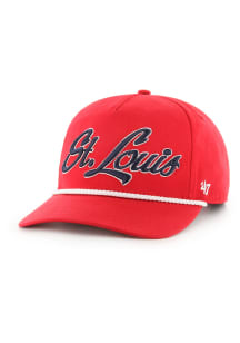 47 St Louis Cardinals Overhand Script Hitch Adjustable Hat - Red