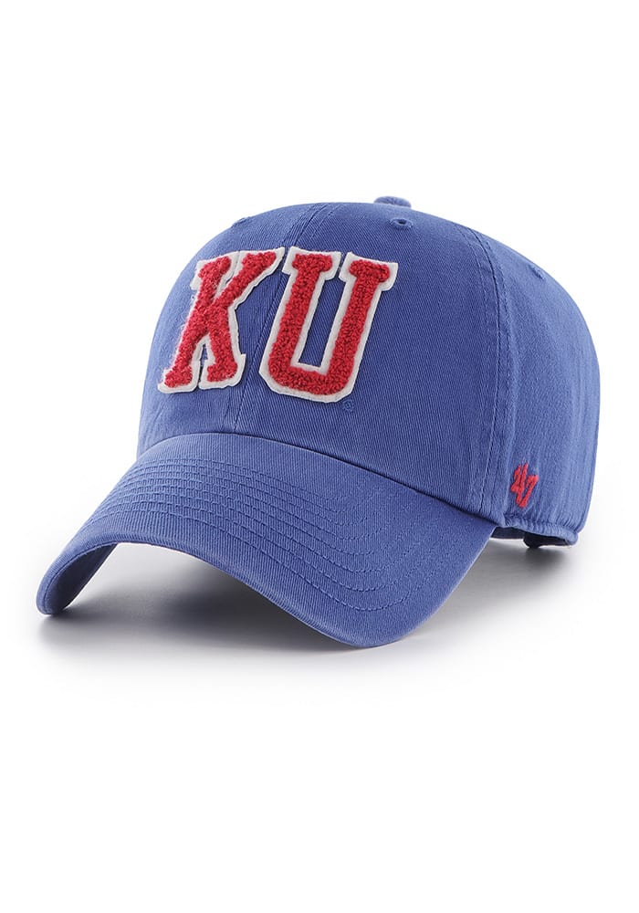 Kansas Jayhawks Gameday Flag Adjustable Hat - Red/White/Blue