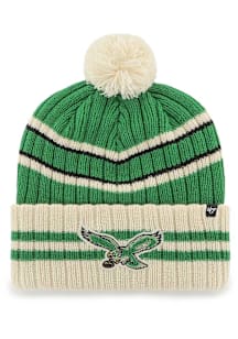 47 Philadelphia Eagles Kelly Green No Huddle Cuff Mens Knit Hat