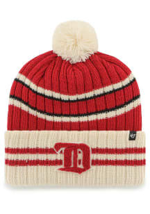 47 Detroit Red Wings Red No Huddle Cuff Mens Knit Hat