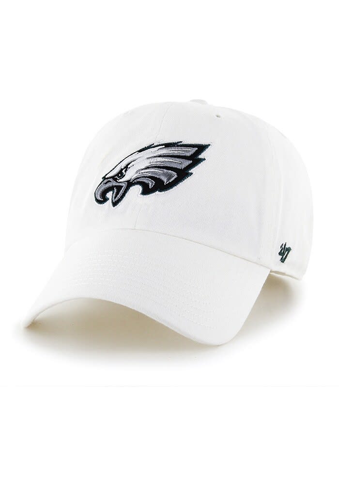 47 Philadelphia Eagles Clean Up Design Adjustable Hat White