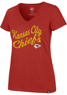 47 Kansas City Chiefs Womens Red Ultra Short Sleeve T-Shirt