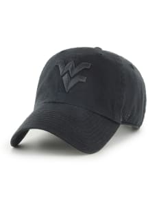 47 West Virginia Mountaineers 47 Clean Up Adjustable Hat - Black