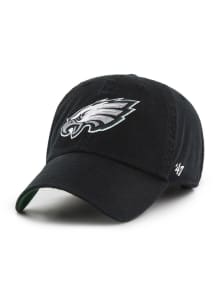 47 Philadelphia Eagles Mens Black Sure Shot Side Patch Classic Franchise Fitted Hat