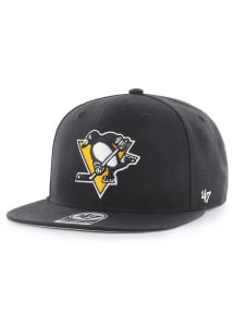 47 Pittsburgh Penguins Black No Shot Captain Mens Snapback Hat