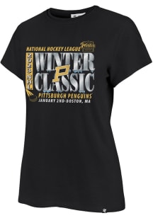 47 Pittsburgh Penguins Womens Black Winter Classic Short Sleeve T-Shirt