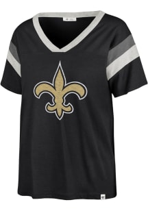 47 New Orleans Saints Womens Black Premier Short Sleeve T-Shirt