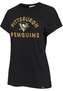 47 Pittsburgh Penguins Womens Black VCR Frankie Short Sleeve T-Shirt