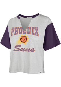 47 Phoenix Suns Womens Grey Daze Dolly Short Sleeve T-Shirt