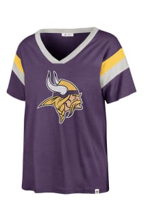 47 Minnesota Vikings Womens Purple Premier Phoenix Short Sleeve T-Shirt