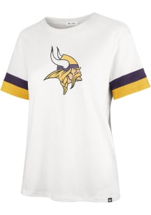 47 Minnesota Vikings Womens White Premier Frankie Short Sleeve T-Shirt