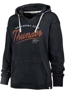 47 Oklahoma City Thunder Womens Navy Blue Kennedy Hooded Sweatshirt