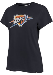 47 Oklahoma City Thunder Womens Navy Blue Frankie Short Sleeve T-Shirt