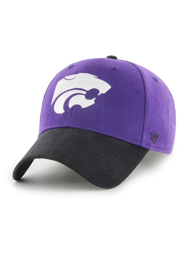 47 K-State Wildcats Purple Short Stack 2T MVP Youth Adjustable Hat