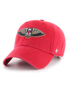 47 New Orleans Pelicans Clean Up Adjustable Hat - Red