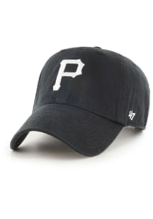 47 Pittsburgh Pirates Clean Up Adjustable Hat - Black