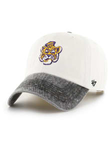 47 LSU Tigers Apollo 2T Clean Up Adjustable Hat - White