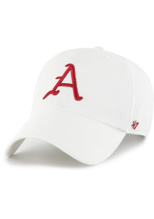 47 Arkansas Razorbacks Clean Up Iconic Adjustable Hat - White