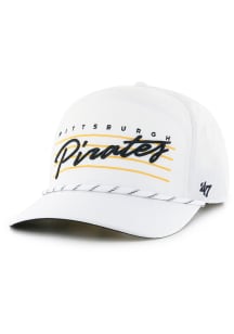 47 Pittsburgh Pirates Downburst Hitch Adjustable Hat - White