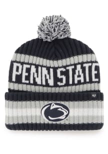 47 Penn State Nittany Lions Navy Blue Bering Knit Mens Knit Hat