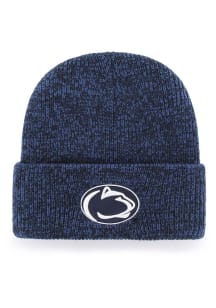 47 Penn State Nittany Lions Navy Blue Brain Freeze Cuff Knit Mens Knit Hat