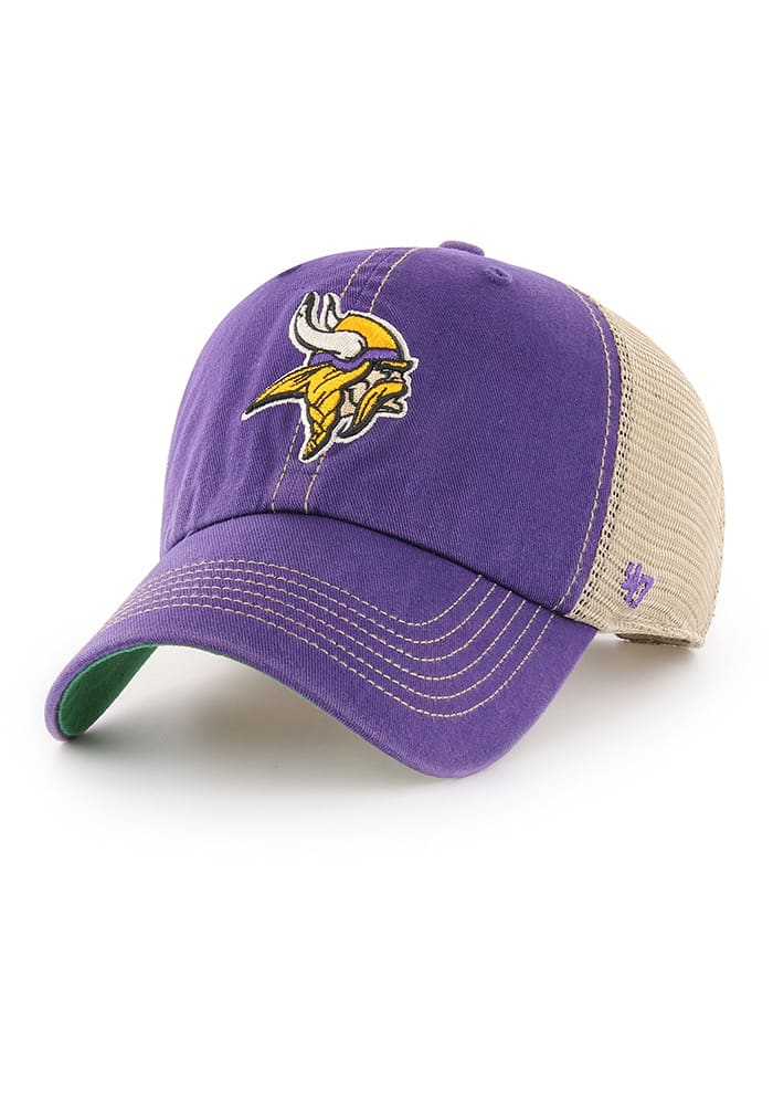 47 Men's Minnesota Vikings Clean Up Trawler Purple Adjustable Hat