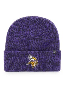 47 Minnesota Vikings Purple Brain Freeze Cuff Knit Mens Knit Hat