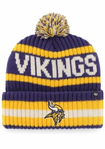47 Minnesota Vikings Purple Bering Cuff Knit Mens Knit Hat
