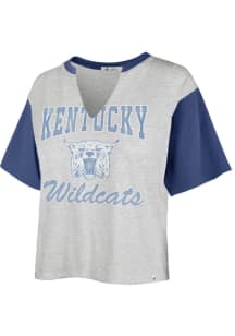 47 Kentucky Wildcats Womens Grey Dolly Short Sleeve T-Shirt