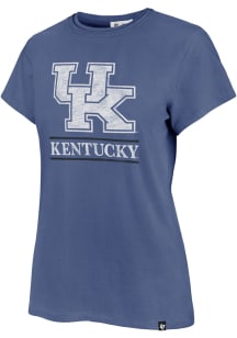 47 Kentucky Wildcats Womens Blue Fineline Short Sleeve T-Shirt