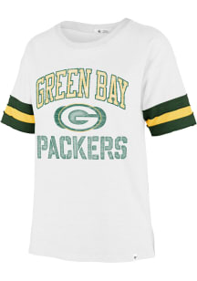 47 Green Bay Packers Womens White Game Play Short Sleeve T-Shirt