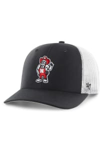 47 Nebraska Cornhuskers Updated Herbie Logo Trucker Adjustable Hat - Black