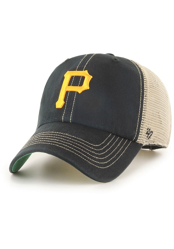 Men's Pittsburgh Pirates '47 Black Trawler Clean Up Trucker