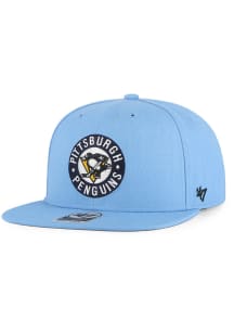 47 Pittsburgh Penguins Blue No Shot Captain Mens Snapback Hat