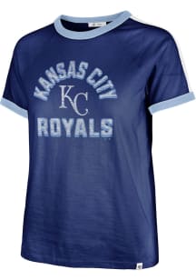 47 Kansas City Royals Womens Blue Sweet Heat Short Sleeve T-Shirt