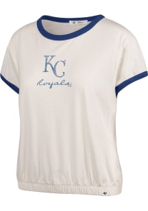 47 Kansas City Royals Womens White Dainty Short Sleeve T-Shirt
