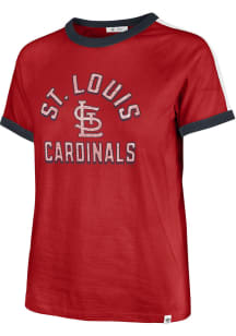 47 St Louis Cardinals Womens Red Sweet Heat Short Sleeve T-Shirt