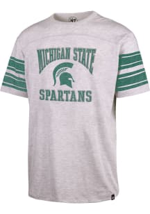 47 Michigan State Spartans Grey Arena Arch Holyoke Football Short Sleeve Fashion T Shirt