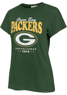 47 Green Bay Packers Womens Green Rally Cry Short Sleeve T-Shirt