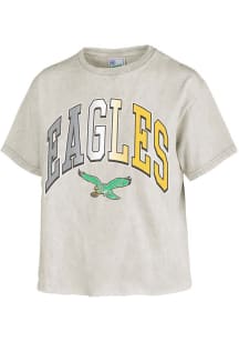 47 Philadelphia Eagles Womens White Mineral Short Sleeve T-Shirt