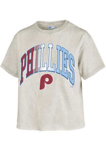 47 Philadelphia Phillies Womens White Mineral Short Sleeve T-Shirt