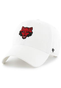 47 Arkansas State Red Wolves Clean Up Adjustable Hat - White