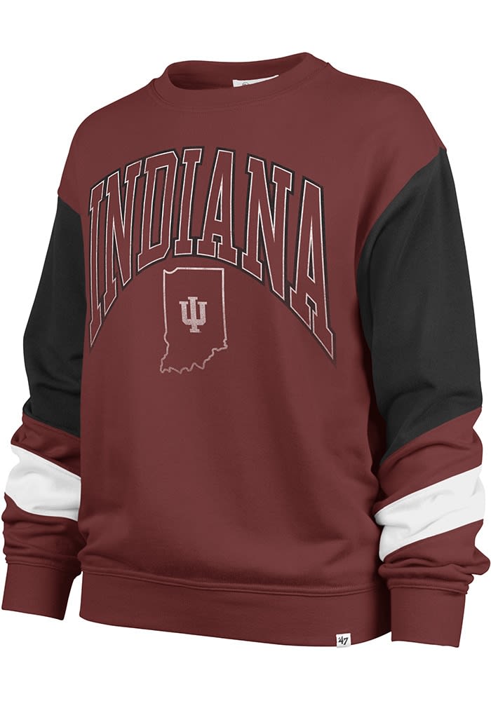 47 Womens CRIMSON Indiana Hoosiers Nova Long Sleeve Crew