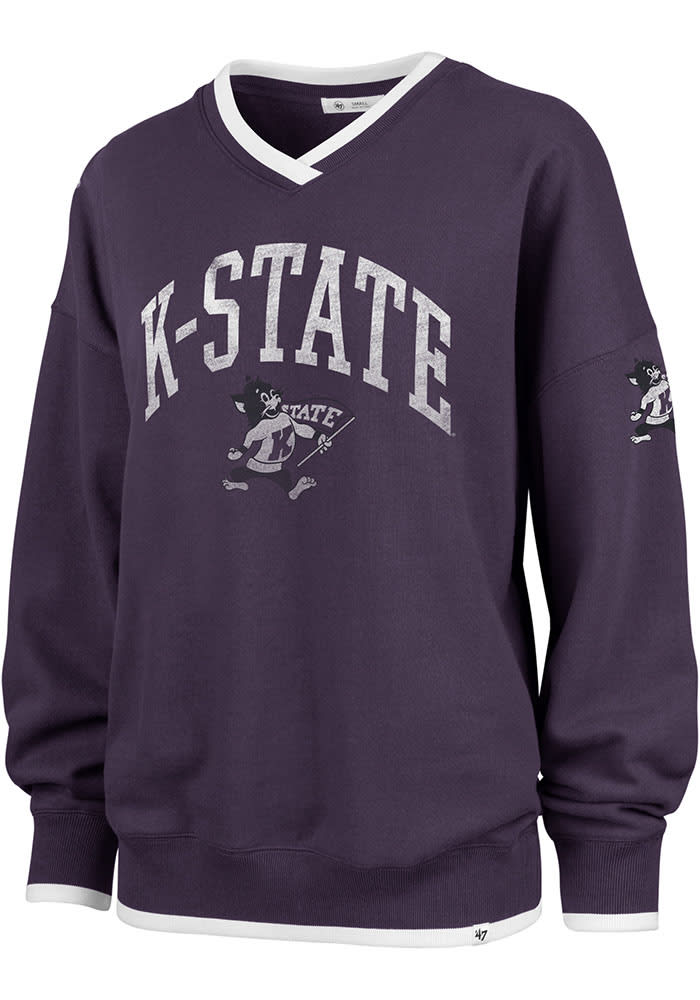 47 K-State Wildcats Womens Purple Daze Crew Sweatshirt