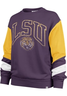 47 LSU Tigers Womens Purple Nova Crew Sweatshirt