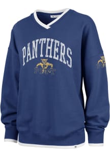 47 Pitt Panthers Womens Blue Daze Crew Sweatshirt