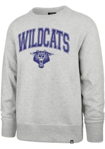 47 Kentucky Wildcats Mens Grey Superior Lacer Hockey Long Sleeve Fashion Sweatshirt
