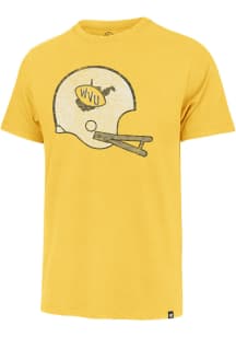 47 West Virginia Mountaineers Gold Premier Franklin Short Sleeve Fashion T Shirt