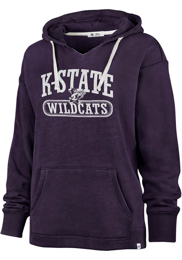 47 K-State Wildcats Womens Purple Kennedy Hooded Sweatshirt